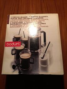 img 3 attached to ☕️ Bodum K1590-01 Bistro 12-предметный подарочный набор: Исследуйте идеальный заварной кофе с помощью кофеварки на 8 чашек.