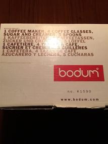 img 2 attached to ☕️ Bodum K1590-01 Bistro 12-предметный подарочный набор: Исследуйте идеальный заварной кофе с помощью кофеварки на 8 чашек.