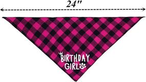 img 2 attached to 🎉 Celebrate with Style: Birthday Girl Dog Bandana