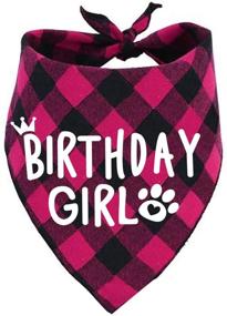 img 3 attached to 🎉 Celebrate with Style: Birthday Girl Dog Bandana