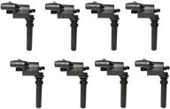 🔥 ignition coil pack set of 8 - 5.7l v8 hemi engine - replaces 56028394ab, 56028394ac - chrysler, dodge & jeep compatible - 2005 300, 04-05 durango, 2005 magnum, ram, grand cherokee logo