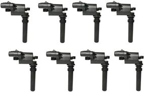 img 4 attached to 🔥 Ignition Coil Pack Set of 8 - 5.7L V8 Hemi Engine - Replaces 56028394AB, 56028394AC - Chrysler, Dodge & Jeep Compatible - 2005 300, 04-05 Durango, 2005 Magnum, Ram, Grand Cherokee