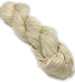 img 3 attached to High-Quality Unbleached Mulberry Silk Yarn 20/2 NM – 100g for Knitting, Weaving