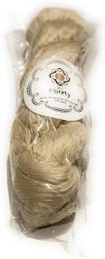 img 1 attached to High-Quality Unbleached Mulberry Silk Yarn 20/2 NM – 100g for Knitting, Weaving