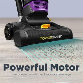 img 3 attached to 🧹 Eureka PowerSpeed NEU182B Lite Bagless Upright Vacuum Cleaner - Purple