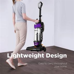 img 2 attached to 🧹 Eureka PowerSpeed NEU182B Lite Bagless Upright Vacuum Cleaner - Purple