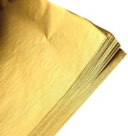 🎁 bulk pack of 50 sheets premium metallic gold tissue gift wrap paper - 20" x 27" each - ideal for gift wrapping, wine bottles, and art & craft ideas (gold) logo