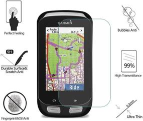 img 3 attached to 📱 Premium Pack of 4 Tempered Glass Screen Protectors for Garmin Edge 1000 - 9H Hardness & Scratch-Resistance by Akwox