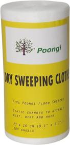 img 4 attached to 🧹 Efficient Poongi Floor Sweeper Dry Wipes - Easy and Effective White Cleaning Solution
