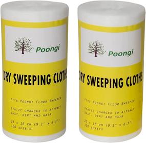 img 3 attached to 🧹 Efficient Poongi Floor Sweeper Dry Wipes - Easy and Effective White Cleaning Solution