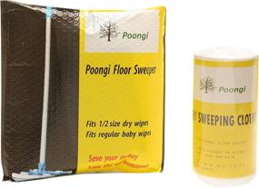 img 1 attached to 🧹 Efficient Poongi Floor Sweeper Dry Wipes - Easy and Effective White Cleaning Solution