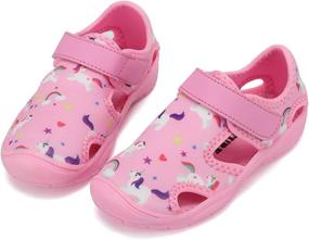img 3 attached to Aquatic Adventure in Comfort: FANTURE Toddler Water Shoes on Sale Now!