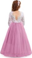 exquisite vintage princess pageant cocktail bridesmaid girls' clothing: perfect for special occasions logo