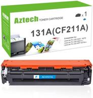 aztech cf211a toner cartridge replacement - compatible with hp 131x 131a for hp pro 200 color m251nw m251n mfp m276nw m276n printers - cyan, 1-pack logo