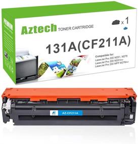 img 4 attached to Aztech CF211A Toner Cartridge Replacement - Compatible with HP 131X 131A for HP Pro 200 Color M251nw M251n MFP M276nw M276n Printers - Cyan, 1-Pack