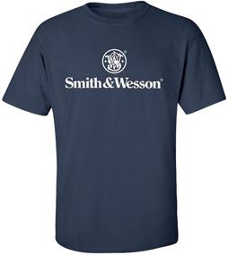 img 4 attached to 🔫 Authentic Smith & Wesson Logo T-Shirt