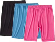 🩳 girls' active shorts: athletic leggings & underwear, ideal for active girls' clothing logo