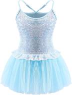 👗 dancina girls' sequin dress leotard - girls' clothing for dance performances logo