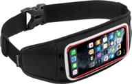 🏃 sporteer zephyr slim running belt - compatible with iphone 13 pro max, iphone 13/12/11 pro, iphone 12/11 pro max, xs max, samsung galaxy s21+, s20+, s21, s20, s10+, s10, note 10+, note 10, google pixel, and a wide variety of phones & cases logo