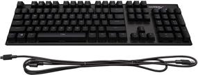 img 1 attached to HyperX Alloy FPS RGB - Игровая механическая клавиатура с подсветкой, управляемой 🎮 и настраиваемыми макросами, серебристыми скоростными переключателями и RGB-подсветкой клавиш