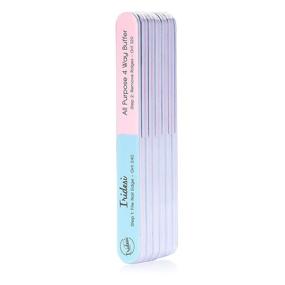img 1 attached to 🔧 Iridesi 4 Way Nail File and Buffer, 7 Inches Long - Best for Natural Nails, Time and Money Saver - 12 Pack