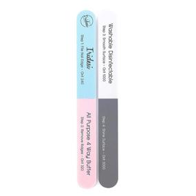 img 3 attached to 🔧 Iridesi 4 Way Nail File and Buffer, 7 Inches Long - Best for Natural Nails, Time and Money Saver - 12 Pack