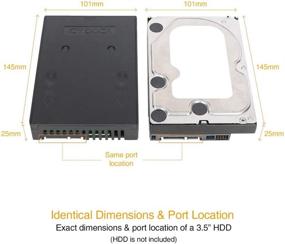 img 2 attached to Icy Dock Tool-Less Drive Adapter Converter Bracket Mounting Frame Tray for 2.5 Inch HDD/SSD with SATA III Interface - EZConvert MB882SP-1S-1B