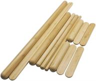 🎍 12-piece set of solid bamboo massage sticks - ideal for full body use at home or in a professional massage studio, perfect for warm bamboo therapy massage logo