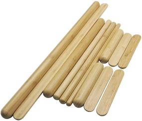 img 4 attached to 🎍 12-Piece Set of Solid Bamboo Massage Sticks - Ideal for Full Body Use at Home or in a Professional Massage Studio, Perfect for Warm Bamboo Therapy Massage