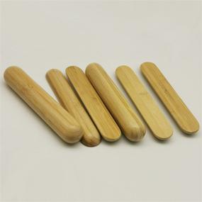 img 3 attached to 🎍 12-Piece Set of Solid Bamboo Massage Sticks - Ideal for Full Body Use at Home or in a Professional Massage Studio, Perfect for Warm Bamboo Therapy Massage