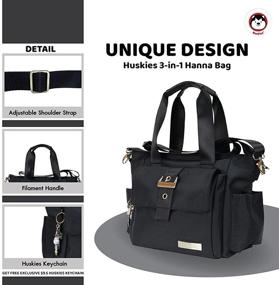 img 3 attached to Water Resistant Women's Handbags & Wallets with Multi Compartments and Adjustable Shoulder Crossbody Strap