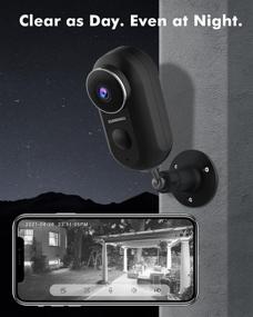 img 1 attached to 📷 ZUMIMALL Wireless Outdoor Security Camera: 1080P WiFi Surveillance System with Night Vision, Motion Detection, and 2-Way-Talk