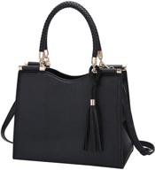 👜 stylish & versatile: handbags shoulder fashion top handle crossbody women's handbags & wallets in totes logo