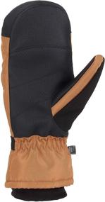 img 1 attached to 🧤 Carhartt Black Waterproof Insulated Mittens: Superior Men's Accessories for Winter