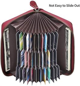 img 2 attached to GOIACII Womens Credit Leather Wristlet Women's Handbags & Wallets in Wallets