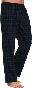 img 3 attached to 🌸 YINC Gingham Cotton Flannel Pajama Set