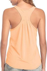 img 4 attached to ATTRACO Women's Racerback Workout Tank 👚 Tops: Premium Yoga Activewear & Athletic Shirts