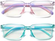 children's blue light blocking glasses for boys and girls logo