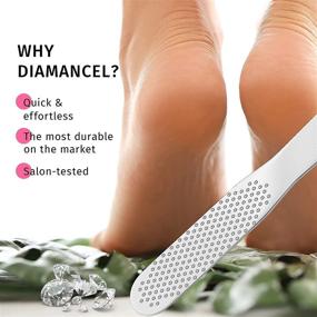 img 1 attached to 👣 Diamancel Luxury Diamond Foot Buffer for Large Calluses & Rough Skin - Coarse Grit File #20