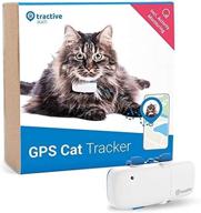 🐱 waterproof cat gps collar with unlimited range, activity tracker, and tractive technology logo