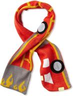 🔥 комплект детских аксессуаров и шарфов kidorable fireman из акрила для зимних малышей: милые и уютные необходимости! логотип
