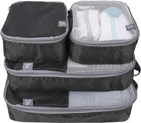 img 1 attached to 🧳 Black Travelon Soft Packing Organizers: Boost Your Travel Organization