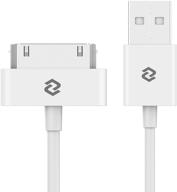 🔌 провод jetech для синхронизации и зарядки usb: совместим с iphone 4/4s, iphone 3g/3gs, ipad 1/2/3 – 3,3 фута (белый) логотип