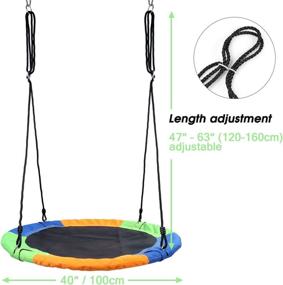 img 2 attached to Odoland Detachable 🎪 and Adjustable Playground Amusement Set