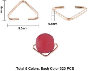 img 2 attached to PandaHall 1600Pcs Triangle Accessories Bracelet