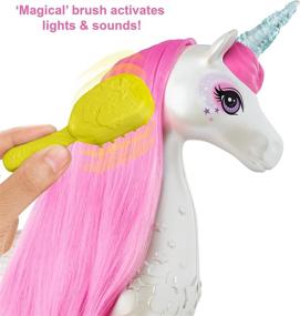 img 2 attached to Barbie Dreamtopia Sparkle Unicorn with Brush for Optimal Results