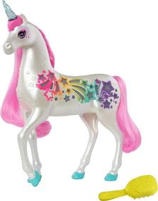img 4 attached to Barbie Dreamtopia Sparkle Unicorn with Brush for Optimal Results