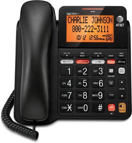 img 2 attached to 📞 AT&T CD4930 Corded Phone: Advanced Answering System, Caller ID, Large Display & Buttons [Black]