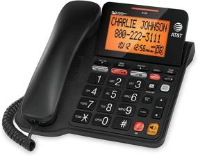 img 1 attached to 📞 AT&T CD4930 Corded Phone: Advanced Answering System, Caller ID, Large Display & Buttons [Black]