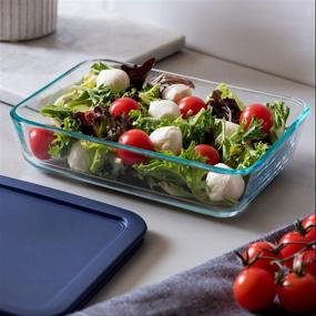 img 3 attached to 🍽️ Pyrex Simply Store Meal Prep Glass Food Storage Containers - 10-Piece Set with BPA Free Lids & Oven Safe Features